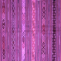 Ахгли Компанија Затворен Плоштад Ориентална Виолетова Традиционална Област Килими, 8 ' Плоштад