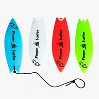 Тојела Креативна Мини Играчка За Сурфање На Врвот На Прстот За Тинејџери Транспарентен пакет со 4 бои