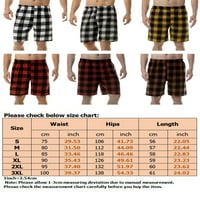 Авамо Мажи Дно Карирани Летни Кратки Панталони Еластични Половини Шорцеви За Плажа Хавајски Мини Панталони Класични Фит Тренингот