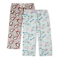 Чудо Нација Девојки' Пријатни Пижами Панталони, Пакет, Големини 4-И Плус