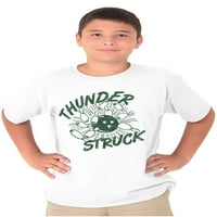 ThunderStruck Смешна новина за куглање со екипаж маички момче девојче тинејџерски брендови брендови xs xs