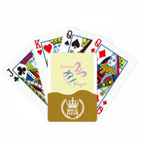 Девица Бик Соѕвездие Кралската Флеш Покер Игра Картичка Игра
