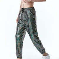 Работни Панталони За Мажи Обични Модни Еластични Панталони За Печатење Змија Злато Со Врвки Панталони За Вежбање Тенок Фит Фустан
