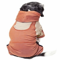 Pet Life ® Активен Крзно-Бриз со Средна тежина 4-Насочен-Истегнување На Целото тело Со Качулка Куче јога џемпер