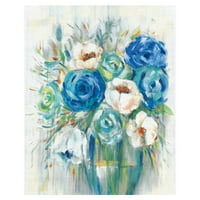 Уметничка галерија со ремек -дело Кобалт сина букет од Вилоубрук ликовна уметност платно уметност сликарство 22 28