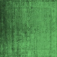 Агли Компанија Внатрешен Правоаголник Ориентални Смарагдно Зелени Индустриски Површини Килими, 7'9'