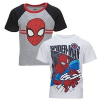 Marvel Spider-Man Big Boys Pullover маици за дете до големо дете