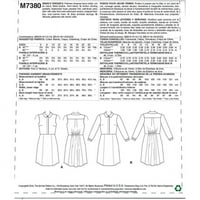 Фустани со копирање на женски копчиња, 14, 16, 18 и 22
